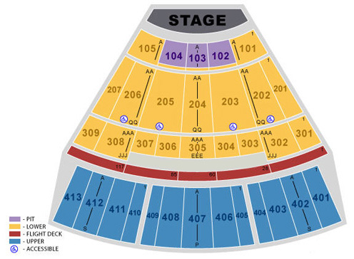 Verizon Center Floor Seating Chart