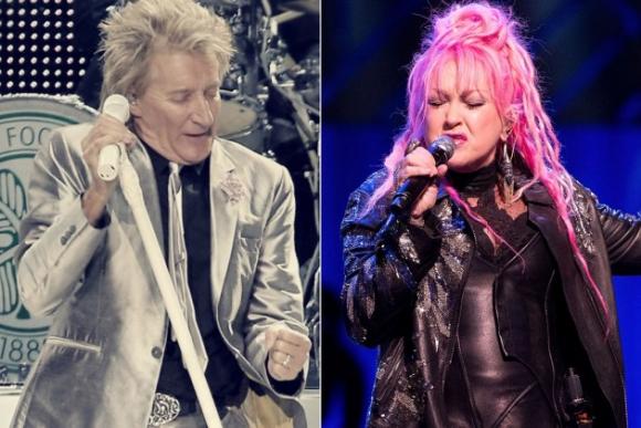 Rod Stewart & Cyndi Lauper at Verizon Theatre at Grand Prairie