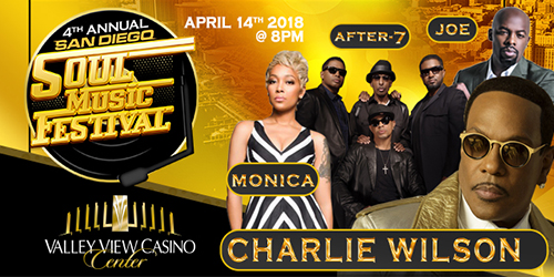 Charlie Wilson, Monica & After 7 at Verizon Theatre at Grand Prairie