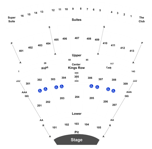 Verizon Theatre At Grand Prairie Grand Prairie Tx Seating Chart