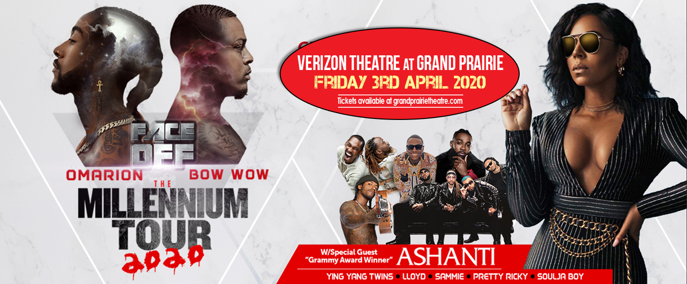 The Millennium Tour: Omarion, Bow Wow, Pretty Ricky, Ying Yang Twins, Soulja Boy & Ashanti at Verizon Theatre at Grand Prairie tickets The Millennium Tour: Omarion, Bow Wow, Pretty Ricky, Ying Yang Twins, Soulja Boy & Ashanti at Verizon Theatre at Grand Prairie