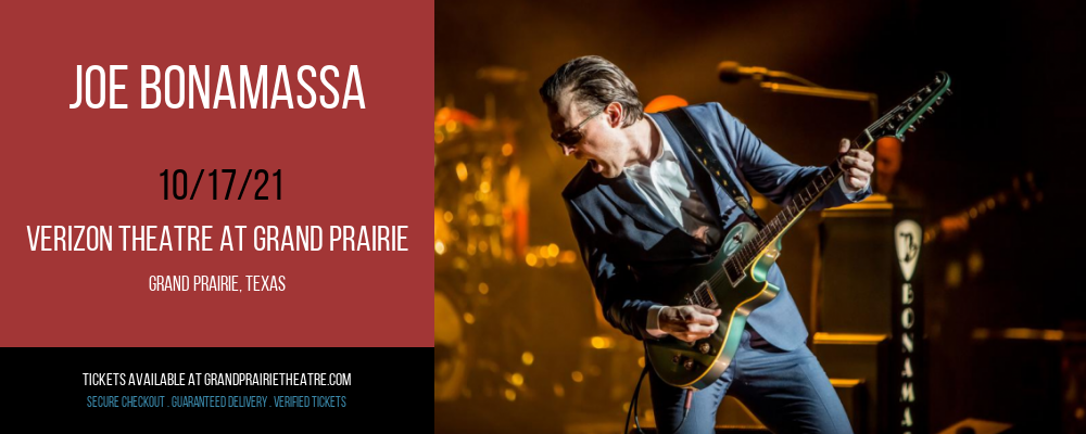 Joe Bonamassa at Verizon Theatre at Grand Prairie tickets Joe Bonamassa at Verizon Theatre at Grand Prairie