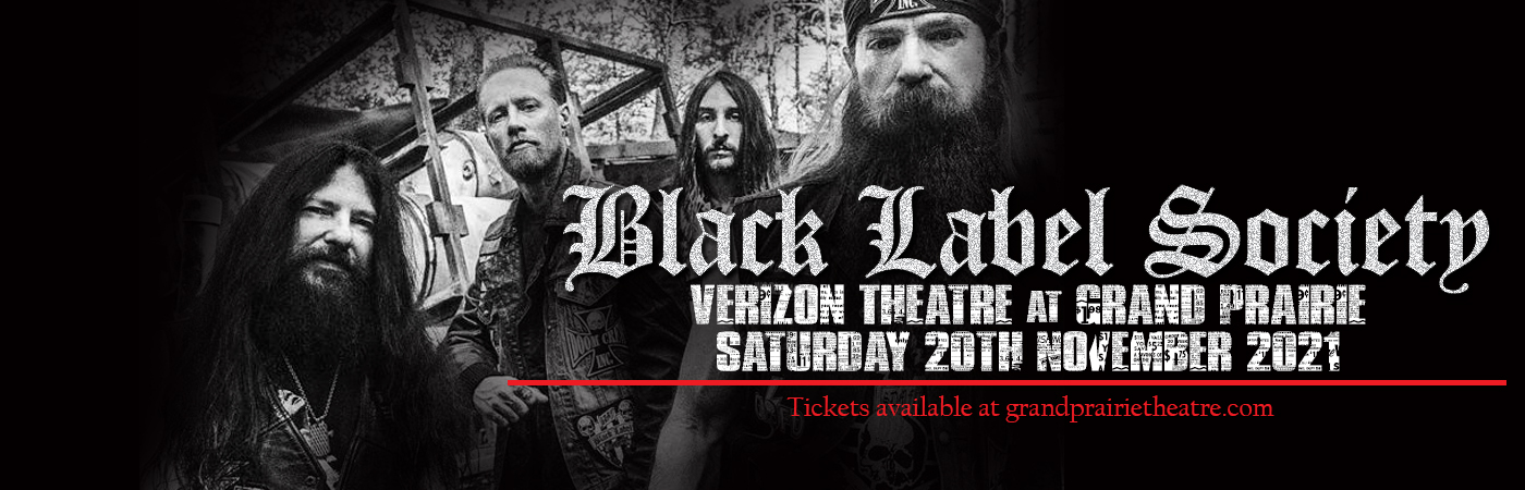Black Label Society at Verizon Theatre at Grand Prairie tickets Black Label Society at Verizon Theatre at Grand Prairie