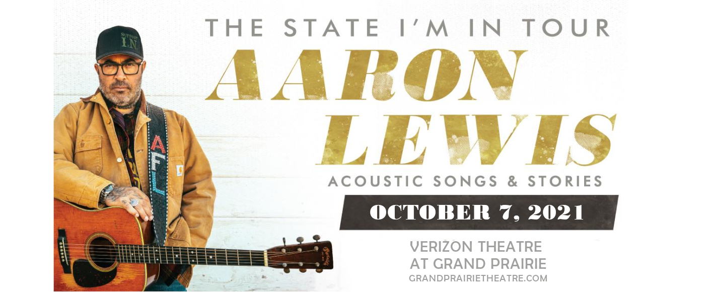 Aaron Lewis at Verizon Theatre at Grand Prairie tickets Aaron Lewis at Verizon Theatre at Grand Prairie