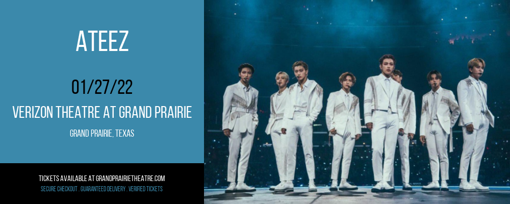 Ateez at Verizon Theatre at Grand Prairie tickets Ateez at Verizon Theatre at Grand Prairie