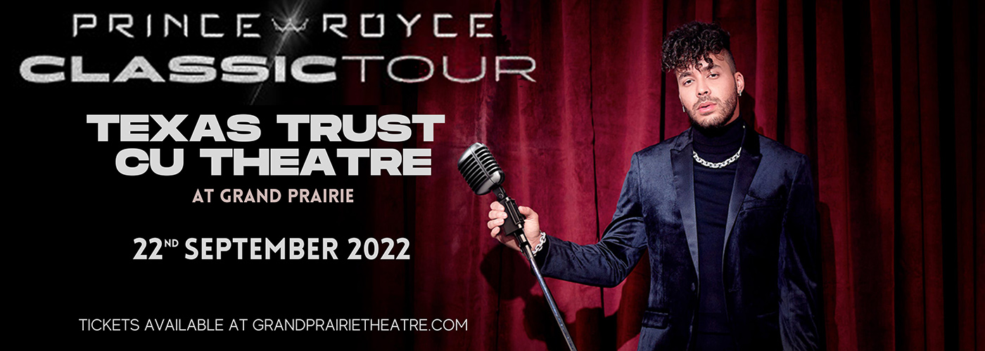 Prince Royce at Texas Trust CU Theatre tickets Prince Royce at Texas Trust CU Theatre