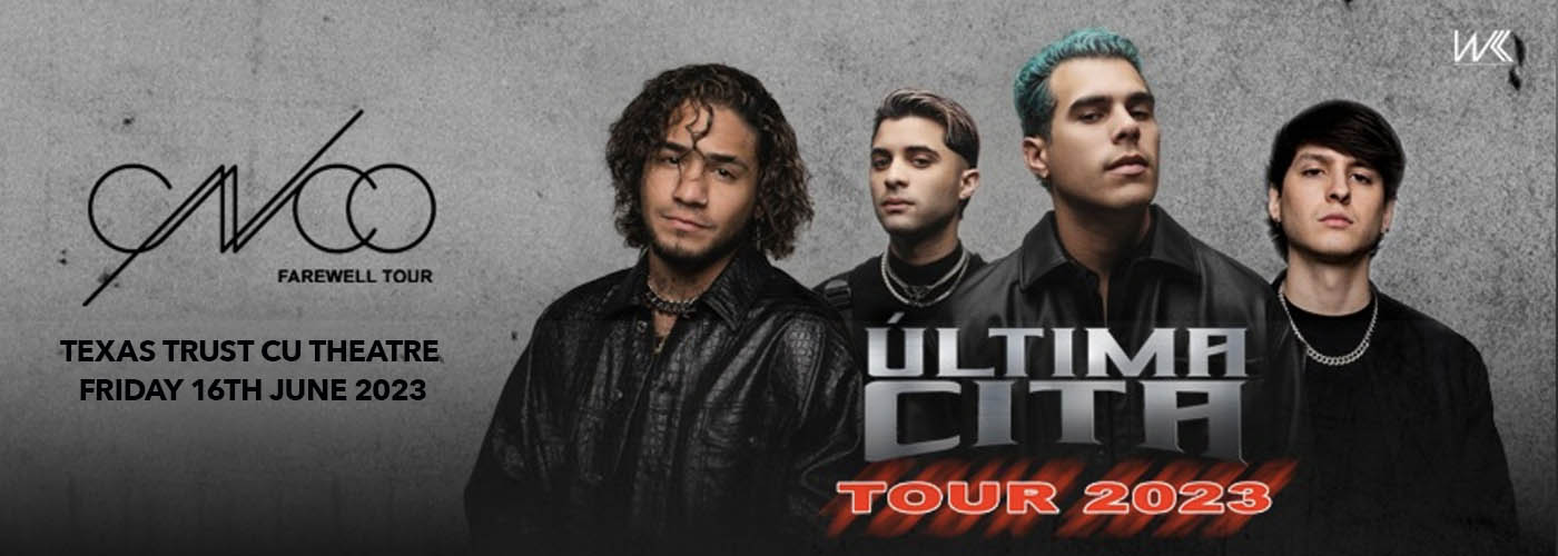 CNCO at Texas Trust CU Theatre tickets CNCO at Texas Trust CU Theatre
