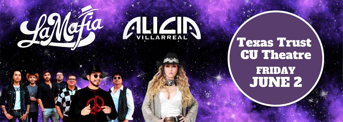 LA Mafia & Alicia Villarreal at Texas Trust CU Theatre tickets LA Mafia & Alicia Villarreal at Texas Trust CU Theatre