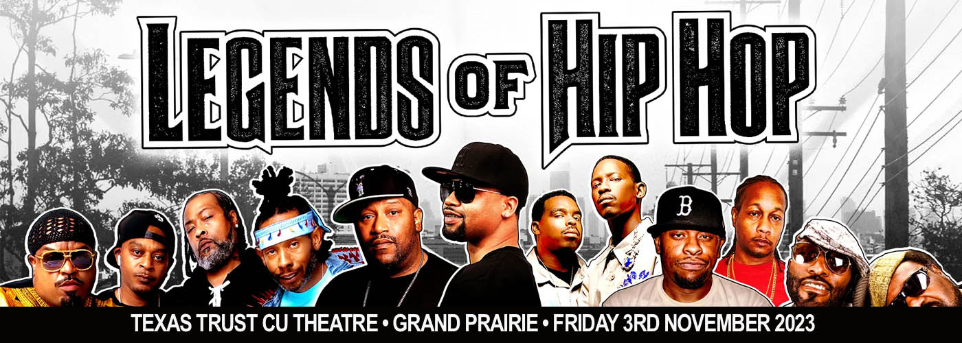 The Legends Of Hip Hop: Juvenile, 8Ball and MJG, Goodie Mob, Scarface & Bun B at Texas Trust CU Theatre tickets The Legends Of Hip Hop: Juvenile, 8Ball and MJG, Goodie Mob, Scarface & Bun B at Texas Trust CU Theatre