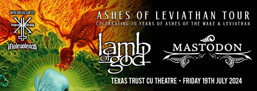 Lamb Of God & Mastodon at Texas Trust CU Theatre at Grand Prairie