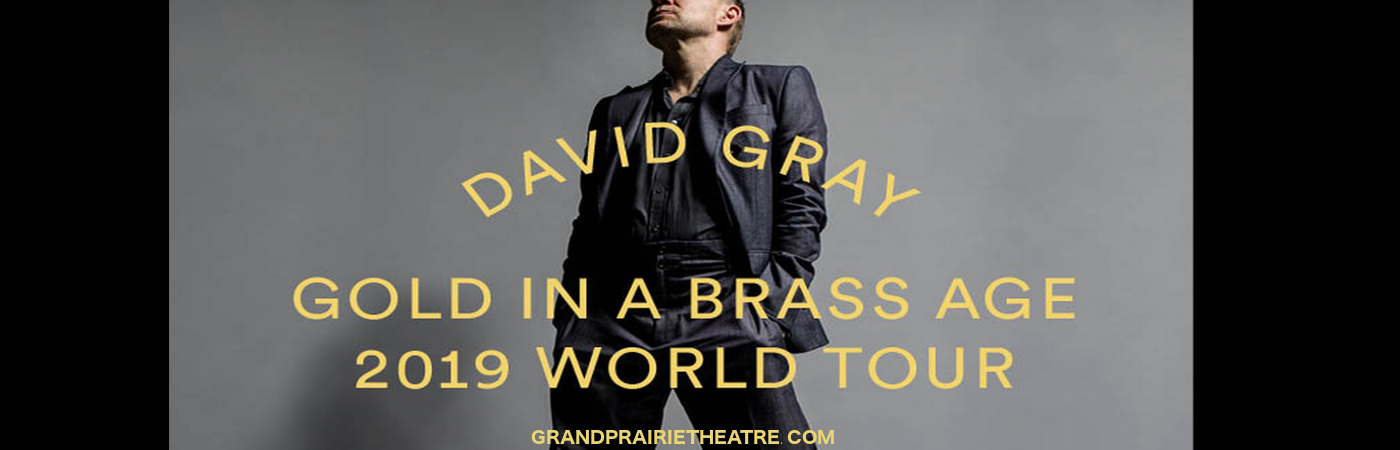 David Gray at Verizon Theatre at Grand Prairie tickets David Gray at Verizon Theatre at Grand Prairie