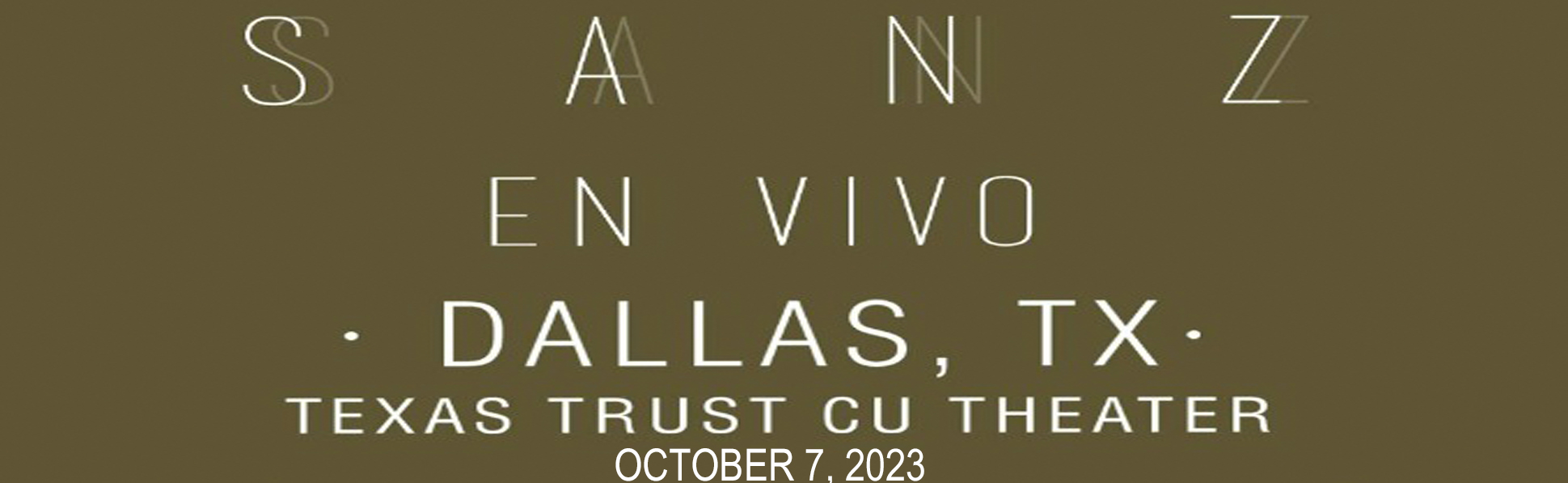 Alejandro Sanz at Texas Trust CU Theatre tickets Alejandro Sanz at Texas Trust CU Theatre