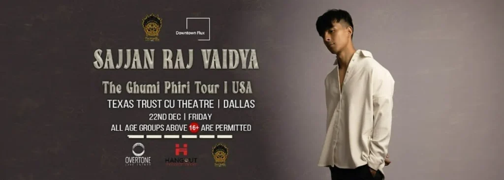 Sajjan Raj Vaidya at Texas Trust CU Theatre at Grand Prairie