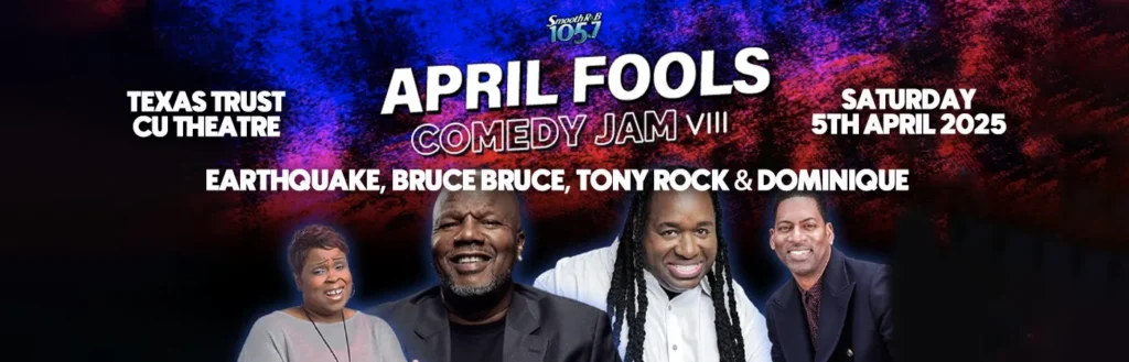 April Fools Comedy Jam at Texas Trust CU Theatre at Grand Prairie