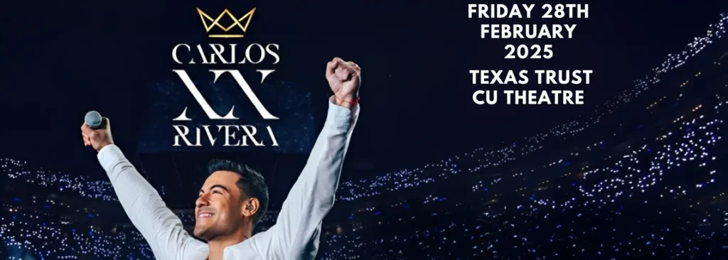 Carlos Rivera at Texas Trust CU Theatre at Grand Prairie