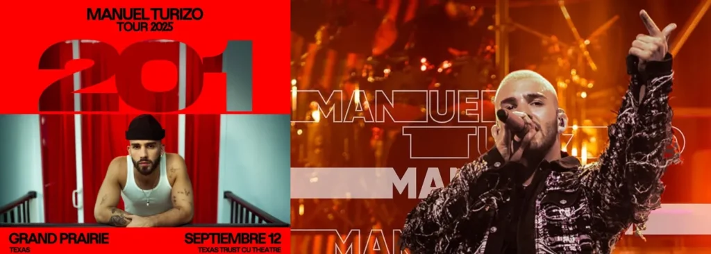 Manuel Turizo at Texas Trust CU Theatre at Grand Prairie