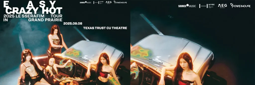 Le Sserafim at Texas Trust CU Theatre at Grand Prairie