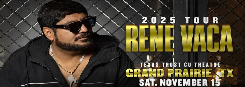 Rene Vaca at Texas Trust CU Theatre at Grand Prairie